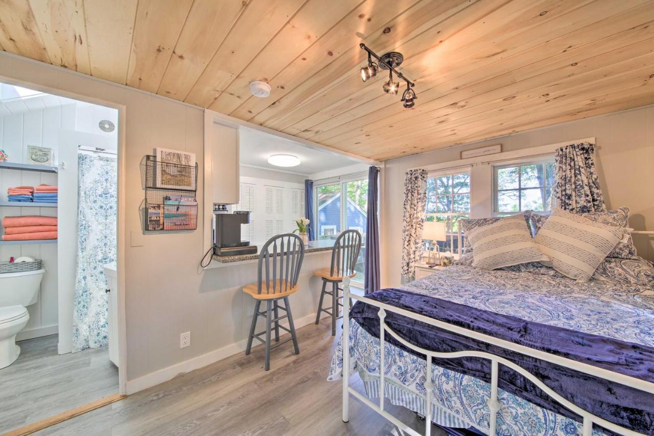 Lush Edgecomb Studio Cottage With Fire Table! Exterior foto