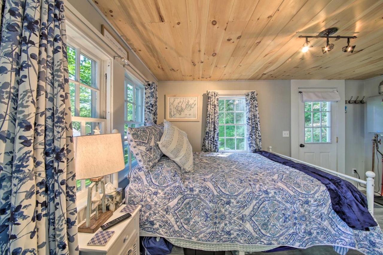 Lush Edgecomb Studio Cottage With Fire Table! Exterior foto